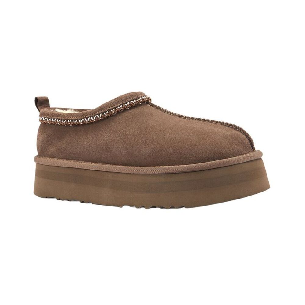Australia Luxe Collective Outback Braid Platform Sheepskin Slipper, Brown